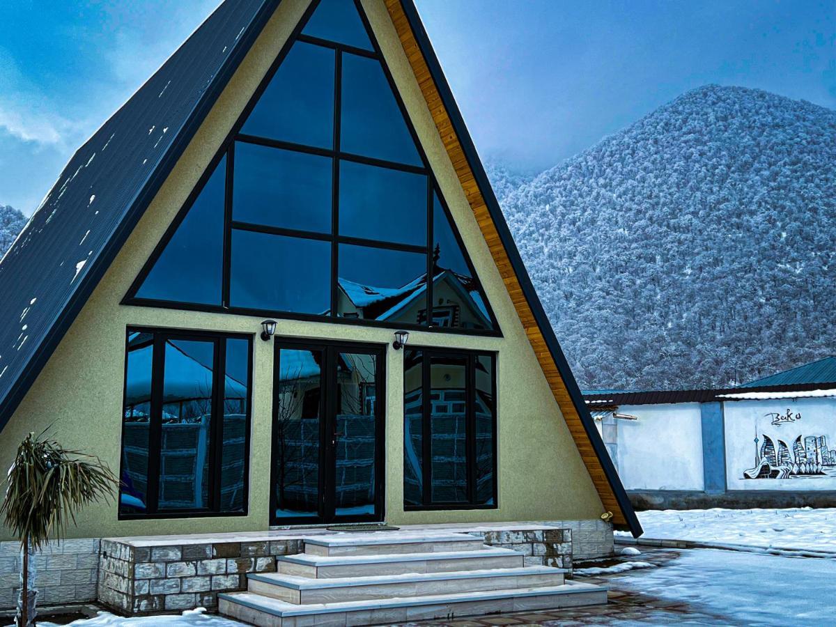 הוילה גאלבה Qafqaz Family Chalet מראה חיצוני תמונה